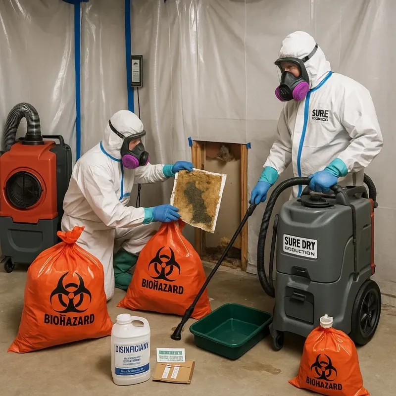 Contaminated Water Handling Protocols process in Jefferson County, KS